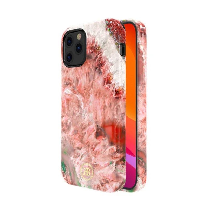 iPhone 12 & 12 Pro Kingxbar Jade Splash Case - Red - Tashqila iPhone 12 & 12 Pro Kingxbar Jade Splash Case - Red - Tashqila